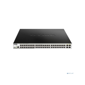Коммутатор D-Link DGS-1210-52P/ME DGS-1210-52P/ME/B1A 48x1Гбит/с 4SFP 24PoE 193W управляемый