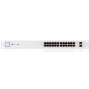 Коммутатор Ubiquiti UniFi US-24-250W(EU) 24G 2SFP 24PoE+ управляемый