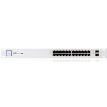 Коммутатор Ubiquiti UniFi US-24-250W(EU) 24G 2SFP 24PoE+ управляемый