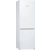 Холодильники с нижней морозильной камерой BOSCH 185х60х60, объем камер 223+94 л, морозильная камера снизу, белый