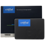 Твердотельный накопитель Твердотельный накопитель/ Crucial SSD BX500, 1000GB, 2.5" 7mm, SATA3, 3D TLC, R/W 540/500MB/s, TBW 360, DWPD 0.2 (12 мес.)