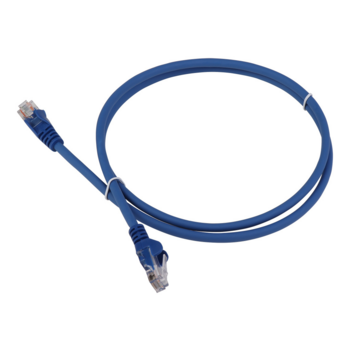 Кабель Патч-корд Lanmaster LAN-PC45/U5E-5.0-BL вилка RJ-45-вилка RJ-45 кат.5е 5м синий LSZH (уп.:1шт)