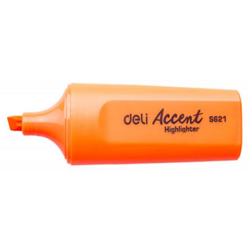 Текстовыделитель Deli Accent ES621ORANG Delight скошенный пиш. наконечник 1-5мм оранжевый