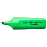 Текстовыделитель Deli Accent ES621GREEN Delight скошенный пиш. наконечник 1-5мм зеленый