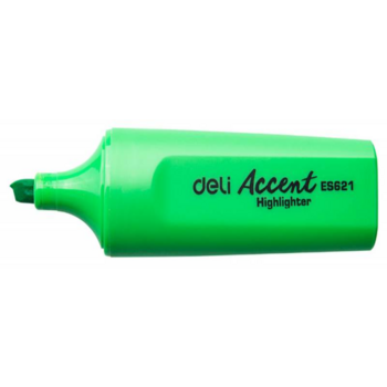 Текстовыделитель Deli Accent ES621GREEN Delight скошенный пиш. наконечник 1-5мм зеленый