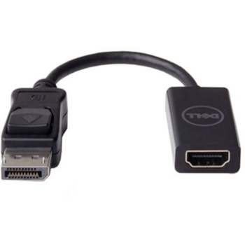 Адаптер видео Dell 492-BBXU DisplayPort (m)/HDMI (f) 0.2м. черный