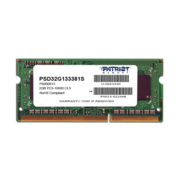 Память DDR3 2Gb 1333MHz Patriot PSD32G133381S RTL PC3-10600 CL9 SO-DIMM 240-pin 1.5В Ret
