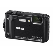 Фотоаппарат Nikon CoolPix W300 черный 16Mpix Zoom5x 3" 4K 99Mb SDXC/SD/SDHC CMOS 1x2.3 50minF 30fr/s HDMI/KPr/DPr/WPr/FPr/WiFi/GPS/EN-EL12