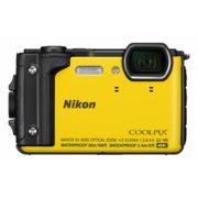 Фотоаппарат Nikon CoolPix W300 желтый 16Mpix Zoom5x 3" 4K 99Mb SDXC/SD/SDHC CMOS 1x2.3 50minF 30fr/s HDMI/KPr/DPr/WPr/FPr/WiFi/GPS/EN-EL12