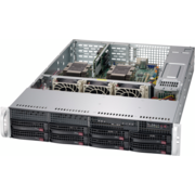 Серверная платформа Supermicro SuperServer 2U 6029P-WTR noCPU(2)Scalable/TDP 70-205W/ no DIMM(12)/ SATARAID HDD(8)LFF/ 2xGbE/ 4xFH, 2xLP, M2/ 2x1000W
