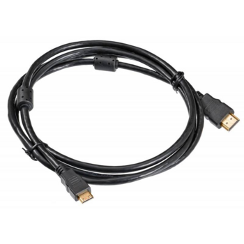 Кабель аудио-видео Buro HDMI 1.4 HDMI (m)/Mini HDMI (m) 1.8м. феррит.кольца Позолоченные контакты черный (MINIHDMI-1.8M)