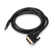 Кабель аудио-видео Buro HDMI (m)/DVI-D (Dual Link) (m) 1.8м. позолоч.конт. черный (BHP RET HDMI_DVI18)
