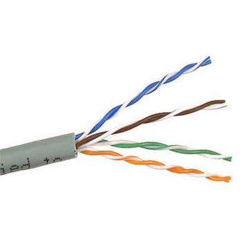 Кабель информационный Lanmaster TWT-5EUTP-XS кат.5е U/UTP не экранированный 4X2X25AWG PVC внутренний 305м серый