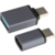 Ginzzu Переходник USB3.1 Type-C/microUSB + USB3.1 Type-C/USB 3.0, черный (GC-885B)