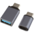 Ginzzu Переходник USB3.1 Type-C/microUSB + USB3.1 Type-C/USB 3.0, черный (GC-885B)