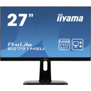 Монитор Iiyama 27" ProLite B2791HSU-B1 черный TN LED 1ms 16:9 HDMI M/M матовая HAS Pivot 300cd 170гр/160гр 1920x1080 D-Sub DisplayPort FHD USB 6.9кг