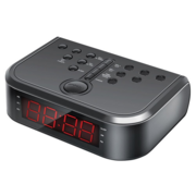 Радиобудильник Hyundai H-RCL120 черный LED подсв:красная часы:цифровые AM/FM