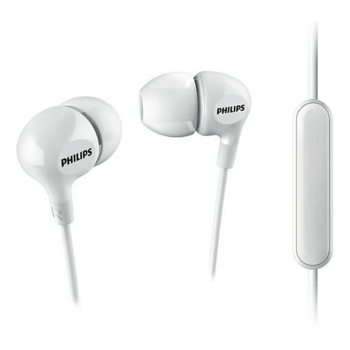 Philips [SHE3555WT/00] внутриканальные 10-22000Гц 1.2м 3.5мм 103дБ микрофон белые 3 комплекта сменных амбушюр