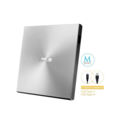 Привод DVD-RW Asus SDRW-08U9M-U серебристый USB slim ultra slim M-Disk Mac внешний RTL