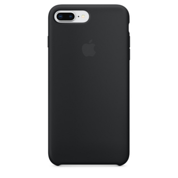 Силиконовый чехол Apple Silicone Case для iPhone 8 Plus/7 Plus, цвет (Black) чёрный