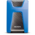 A-Data Portable HDD 1Tb HD650 AHD650-1TU31-CBL {USB 3.0, 2.5", Blue} Противоударные Slim