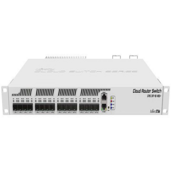 MikroTik CRS317-1G-16S+RM Коммутатор 16х SFP+, 1х 1G RJ45, SwOS или RouterOS