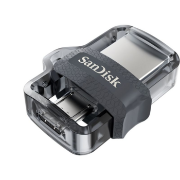 носитель информации SanDisk USB Drive 16Gb Ultra Dual SDDD3-016G-G46 {USB3.0/ Black}