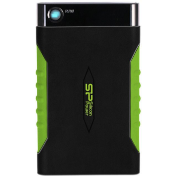 Жесткий диск Silicon Power USB 3.0 2Tb SP020TBPHDA15S3K A15 Armor 2.5" черный/зеленый