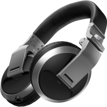 Наушники накладные Pioneer HDJ-X5-S 1.8м серебристый проводные оголовье