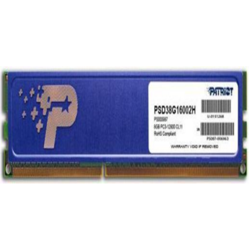 Память DDR3 8Gb 1600MHz Patriot PSD38G16002H RTL PC3-12800 CL11 DIMM 240-pin 1.5В