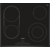 Встраиваемая варочная панель BOSCH Электрическая, РОЗНИЧНЫЙ ЭКСКЛЮЗИВ!! 4.5x56.2x49 см, стеклокерамика, независимая, таймер, CombiZone, скошенный край, черная
