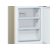 Холодильники с нижней морозильной камерой BOSCH 185х60х60, объем камер 223+94 л, морозильная камера снизу, бежевый