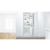 Встраиваемый холодильник BOSCH Serie 4, Встраиваемый холодильник, техника плоских шарниров, SN-ST, Объем 255 (188+67)л, NoFrost вморозильном отделении, LED-освещение, BigBox, FreshSense, SuperFreeze, 4 полоки из ударопрочного стекла, выдвижной контейнер,