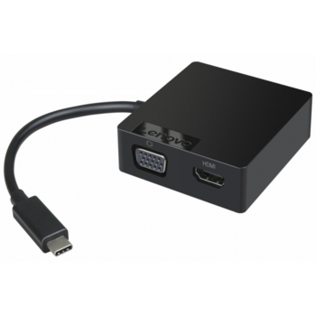 Адаптер для ноутбука Lenovo ThinkPad 4X90M60789 черный USB-C - VGA Travel Hub