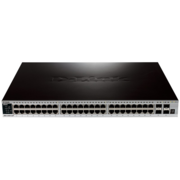 Коммутатор D-Link DGS-3420-52P/B1 48G 4SFP 48PoE+ 370W управляемый