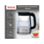Чайник электрический Tefal Glass Kettle KI750D30 1.7л. 2400Вт серебристый корпус: стекло/металл (8010000020)