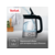 Чайник электрический Tefal Glass Kettle KI750D30 1.7л. 2400Вт серебристый корпус: стекло/металл (8010000020)