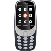 Мобильный телефон Nokia 3310 dual sim 2017 синий моноблок 2Sim 2.4" 240x320 2Mpix GSM900/1800 MP3 FM microSD max32Gb