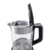 Чайник электрический Kitfort КТ-616 1.5л. 2200Вт серебристый/черный (корпус: нержавеющая сталь/стекло)