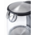 Чайник электрический Kitfort КТ-619 1.7л. 2200Вт серебристый/черный (корпус: нержавеющая сталь/стекло)