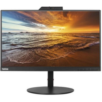 Монитор Lenovo ThinkVision T22v-10 (VOIP) 21,5" 16:9 FHD (1920x1080) IPS, 6ms, 1000:1, 250cd/m2, 178/178, 1xVGA, 1xHDMI 1.4, 1xDP 1.2, USB HUB (2xUSB 3.0), FHD Cam,Stereo speakers,Tilt,Swivel,Pivot,Lift, 3YR