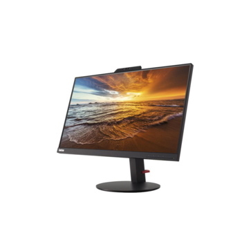 LCD Lenovo 23.8" T24v-10(VIOP) [61BCMAT6EU/61BCMAR6EU] Black {IPS LED 1920x1080 6ms 16:9 1000:1 250cd 178гр/178гр D-Sub DisplayPort HDMI USB3.0x2 Audio AudioOut WebCam микрофон}