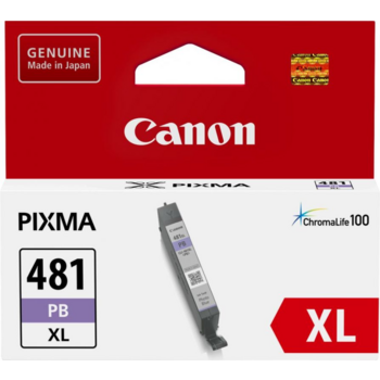 Canon CLI-481XL PB 2048C001 Картридж для PIXMA TS6140/TS8140TS/TS9140/TR7540/TR8540, фото голубой