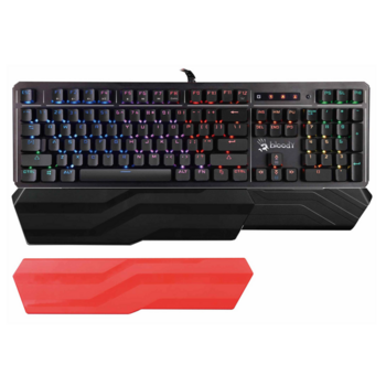 Клавиатура A4Tech Bloody B975 механическая черный USB Multimedia for gamer LED (подставка для запястий) (B975)