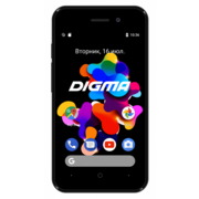 Смартфон Digma Q401 3G HIT 8Gb 1Gb черный моноблок 3G 2Sim 4" 480x800 Android 7.0 2Mpix WiFi GSM900/1800 GSM1900 TouchSc MP3 FM microSD max32Gb