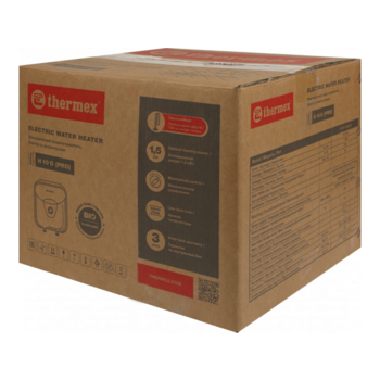 Водонагреватель Thermex H 10 O (pro) 1.5кВт 10л электрический настенный/белый