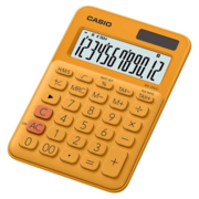 Калькулятор настольный Casio MS-20UC-RG-W-EC оранжевый 12-разр.