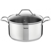 Кастрюля Tefal Intuition A7024685 4.9л. d=24см (с крышкой) серебристый (2100102523)