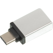 Переходник Redline УТ000012622 USB (f)-USB Type-C (m) серебристый