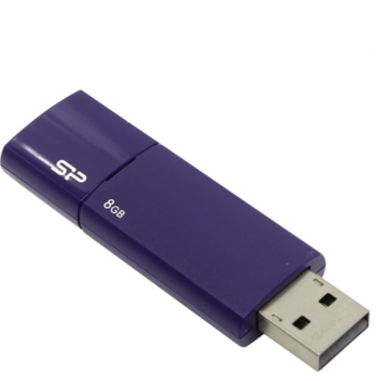 Флеш Диск Silicon Power 8Gb Ultima U05 SP008GBUF2U05V1D USB2.0 синий